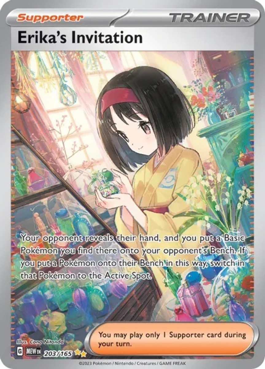 Erika's Invitation trainer Pokemon 151